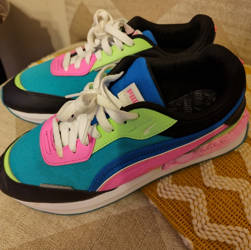 Multi color sneakers